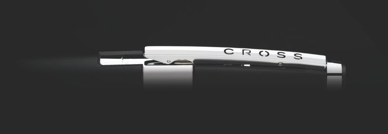 Jet Black Edge Pen displayed on a dark, moody black background.
