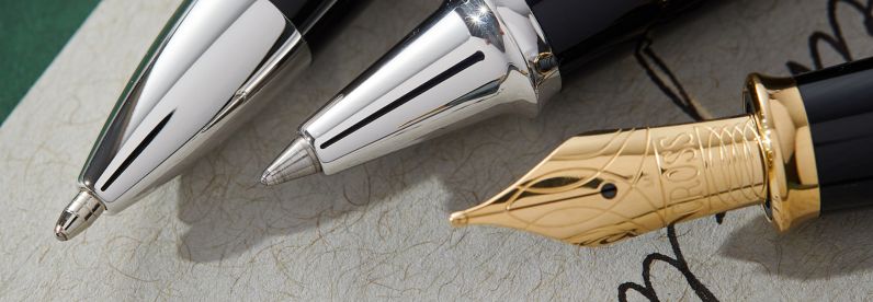writing instruments from cross pens