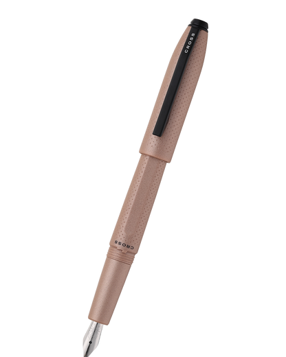 Prism Mocha Resin with Polished Chrome Stainless Steel Medium Nib Fountain Pen