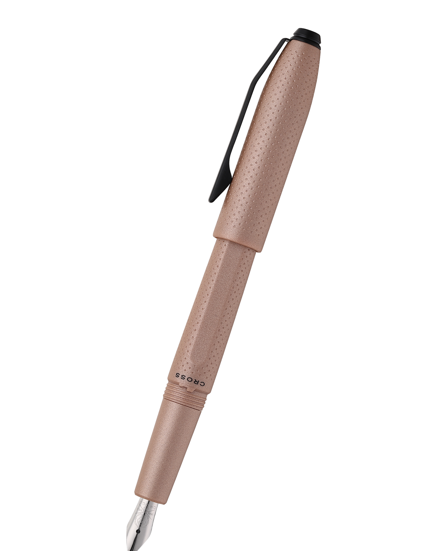 Prism Mocha Resin with Polished Chrome Stainless Steel Medium Nib Fountain Pen