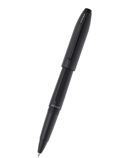 Prism Obsidian Black Resin with Polished Chrome Ballpoint Pen