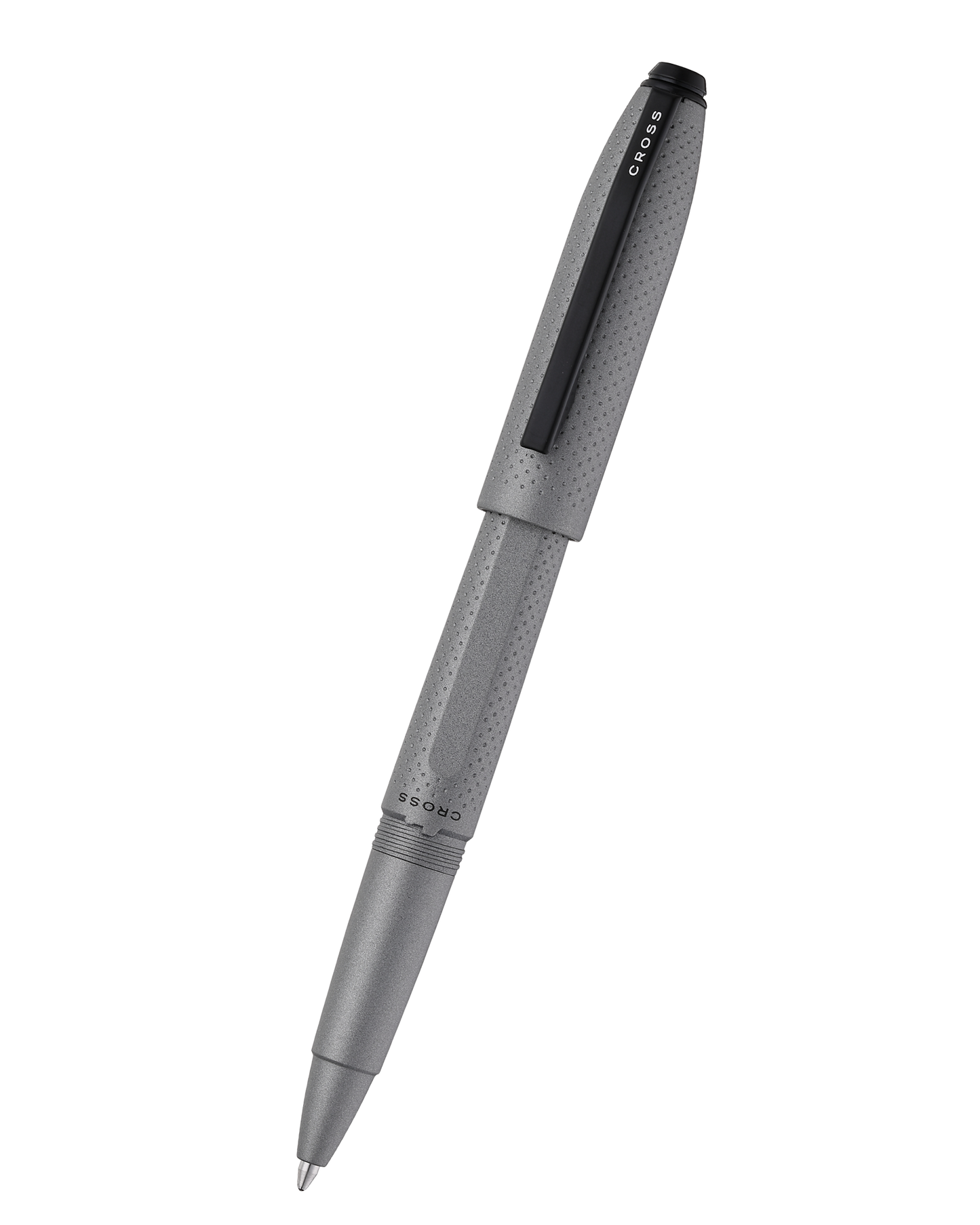 Prism Graphite Resin with Polished Chrome Rollerball Pen