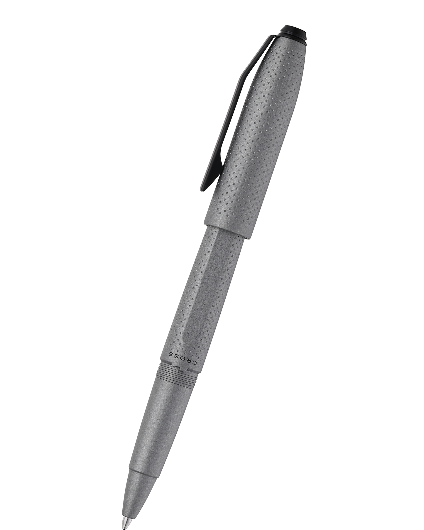 Prism Graphite Resin with Polished Chrome Rollerball Pen