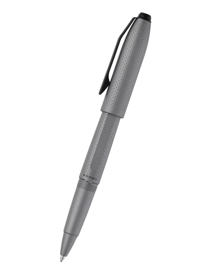 Prism Graphite Resin with Polished Chrome Rollerball Pen