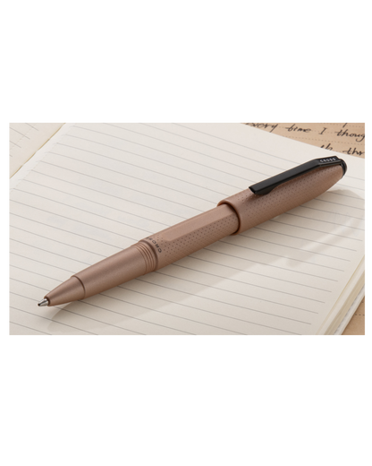 Prism Mocha Resin with Polished Chrome Ballpoint Pen