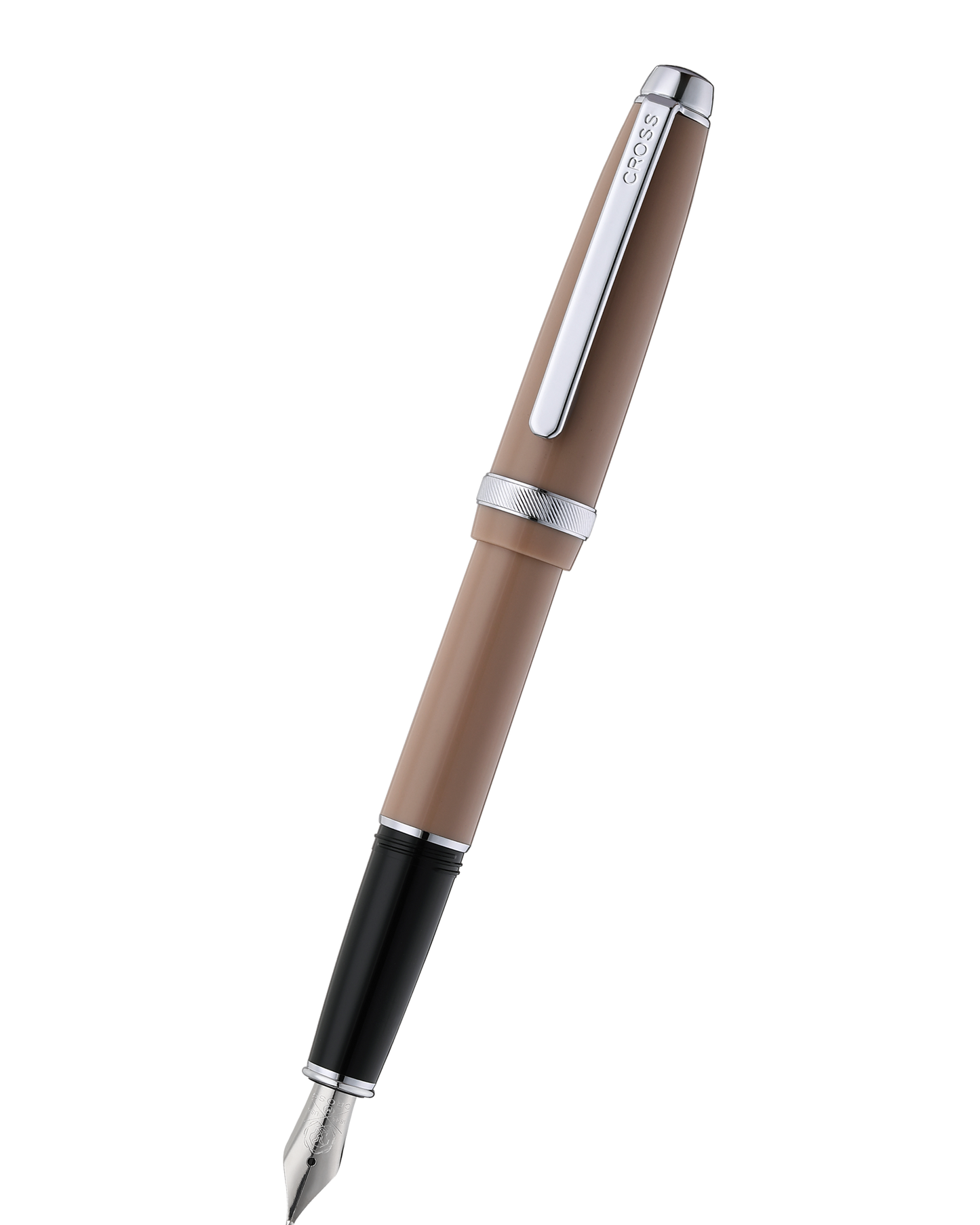 Lume Mocha with Polished Chrome Appointments Fountain Pen