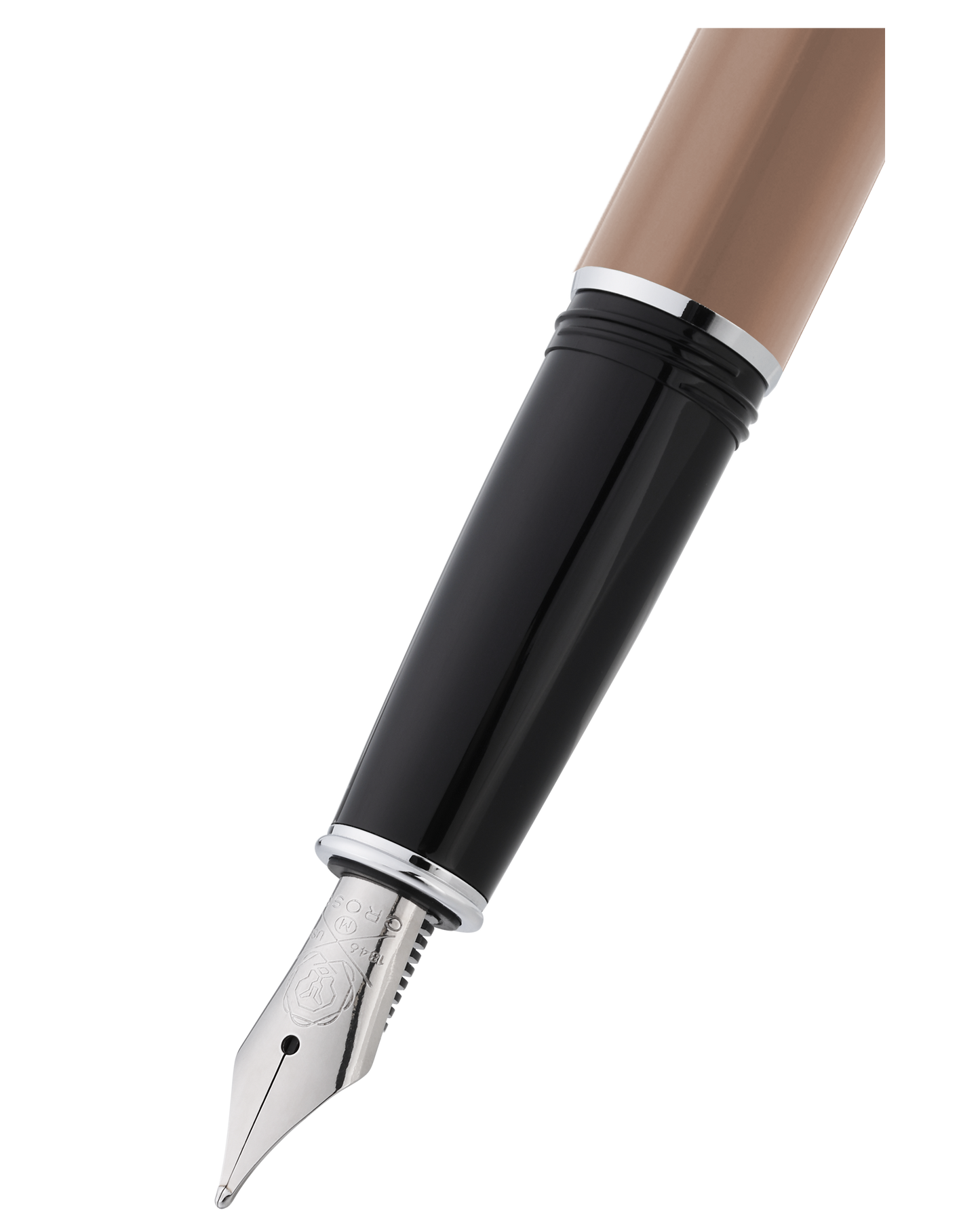 Lume Mocha with Polished Chrome Appointments Fountain Pen