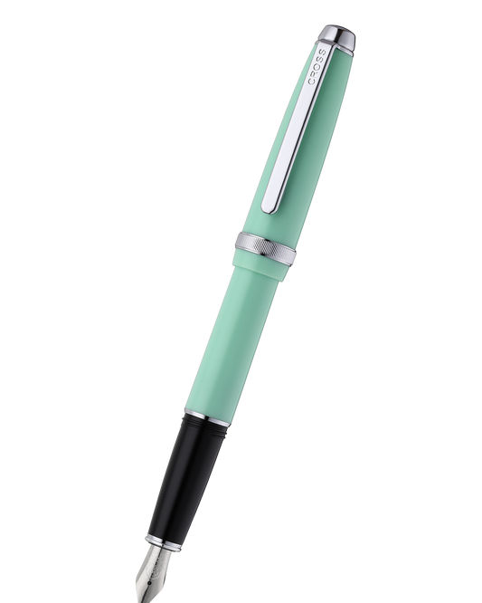 Lume Seafoam with Polished Chrome Appointments Fountain Pen