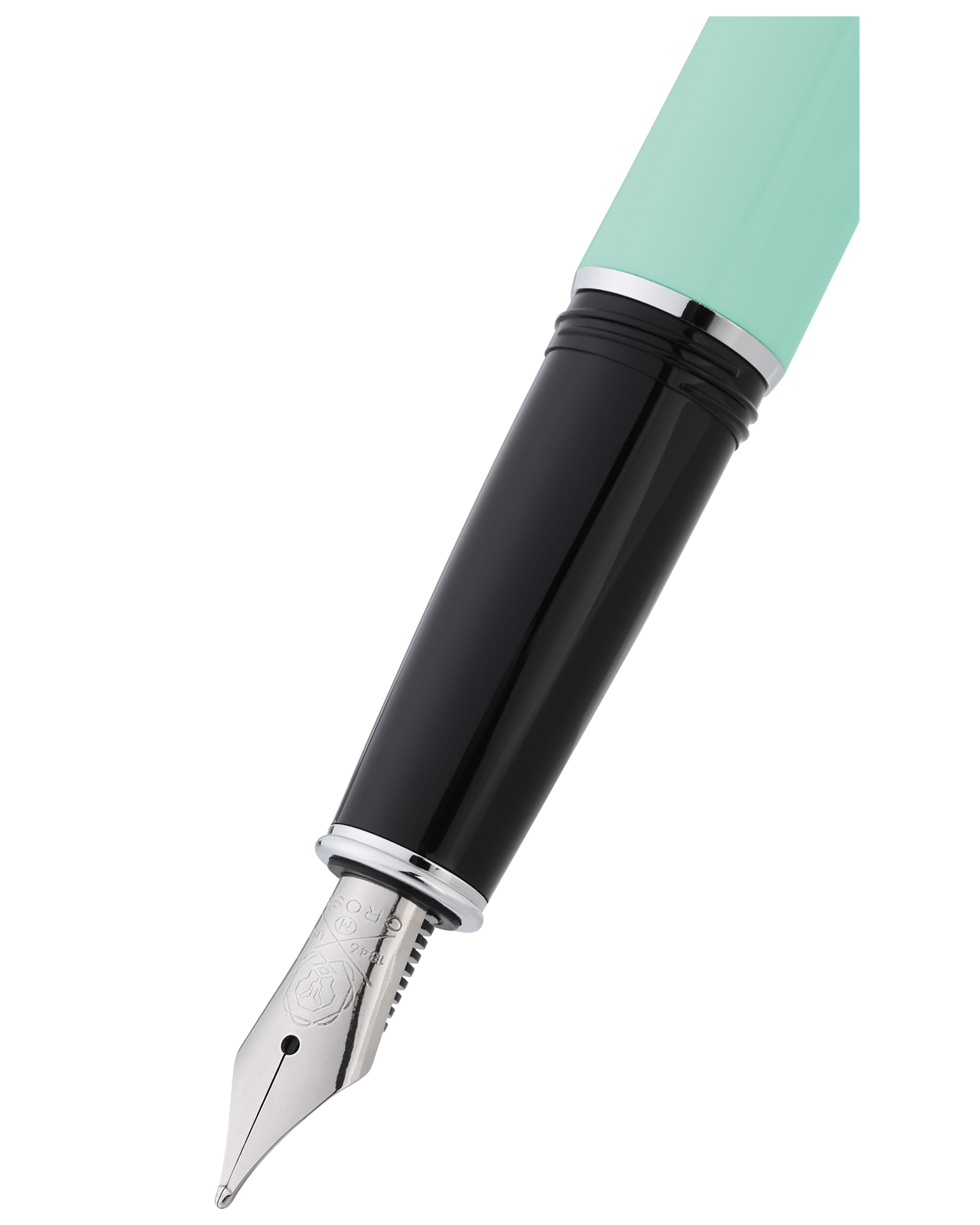 Lume Seafoam with Polished Chrome Appointments Fountain Pen
