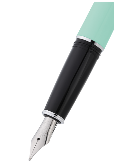 Lume Seafoam with Polished Chrome Appointments Fountain Pen