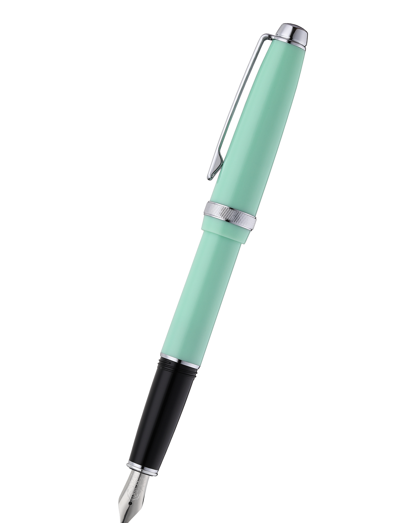 Lume Seafoam with Polished Chrome Appointments Fountain Pen