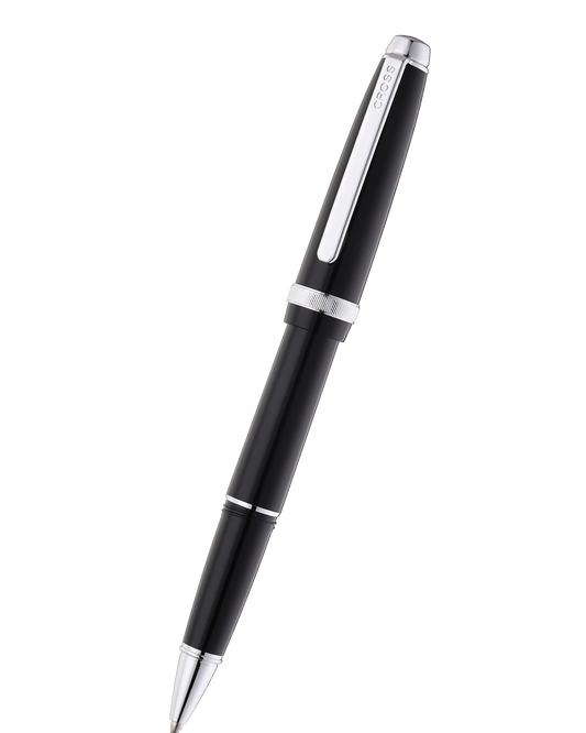Lume Obsidian Black with Polished Chrome Appointments Ballpoint Pen