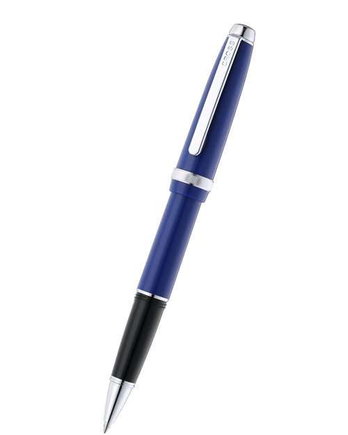 Lume Deep Sea Blue with Polished Chrome Appointments Ballpoint Pen