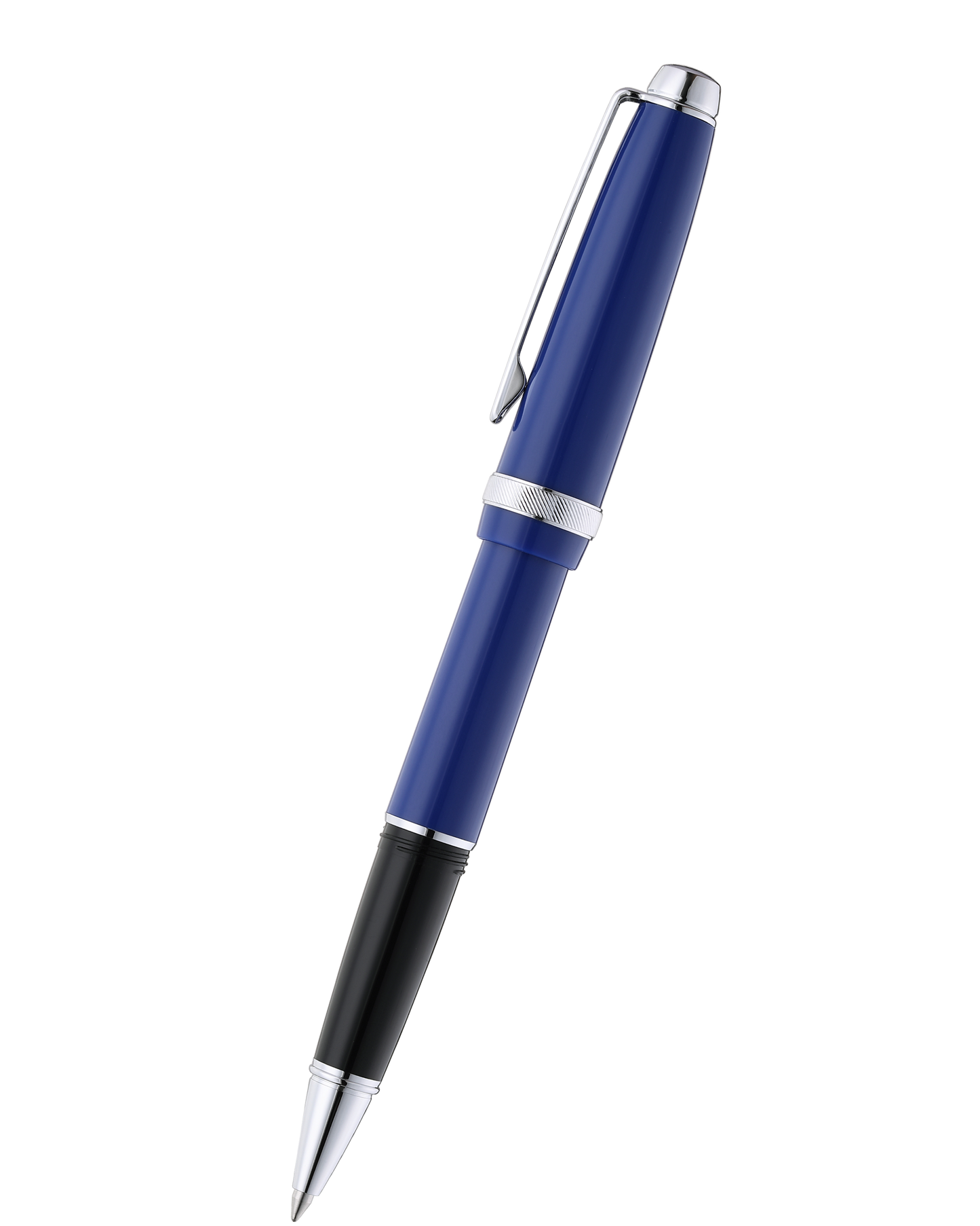 Lume Deep Sea Blue with Polished Chrome Appointments Ballpoint Pen