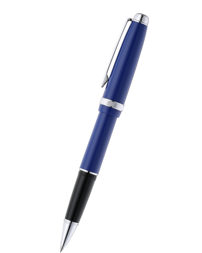 Lume Deep Sea Blue with Polished Chrome Appointments Ballpoint Pen