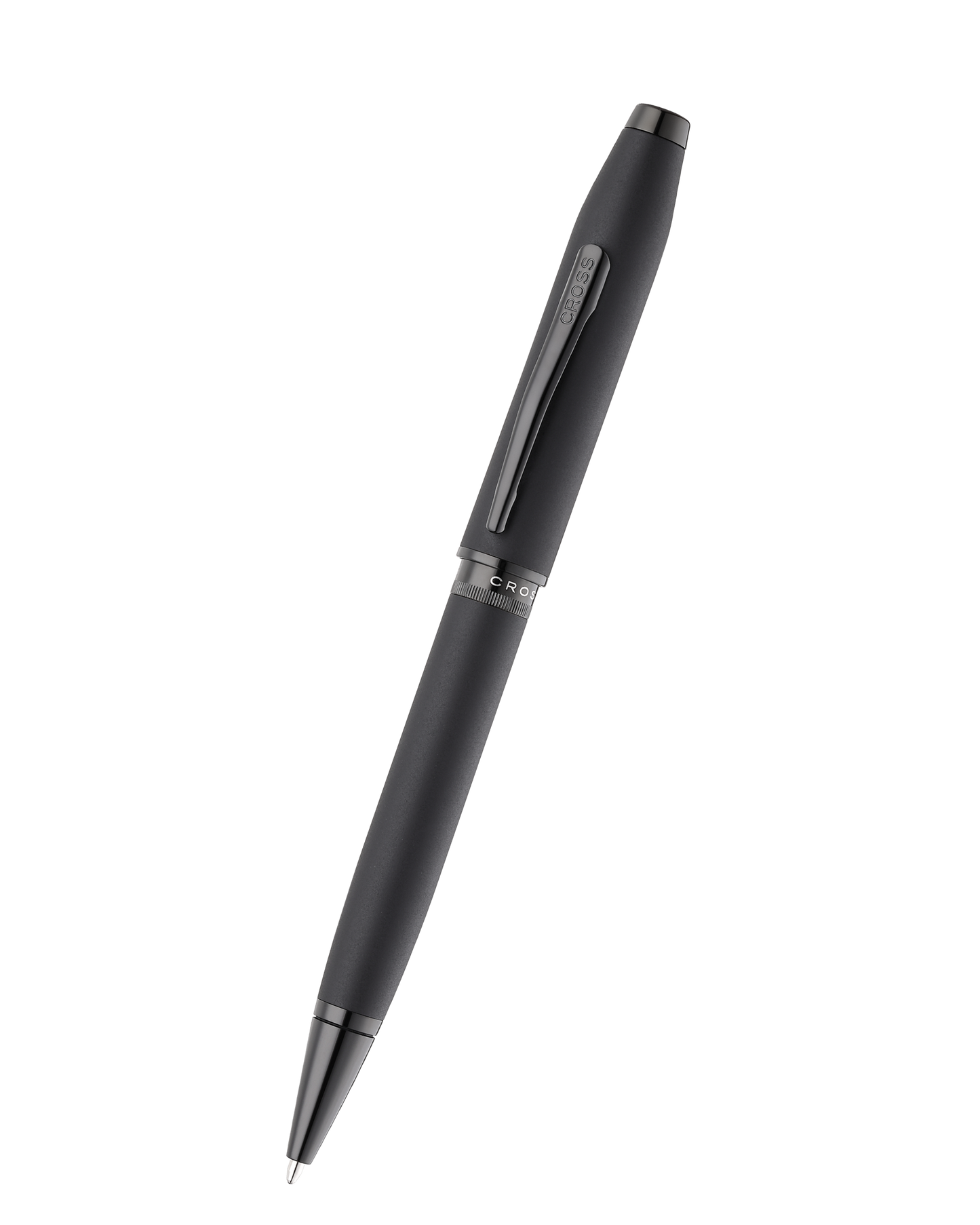Foundry Matte Black Lacquer with PVD Black Appointments Ballpoint Pen