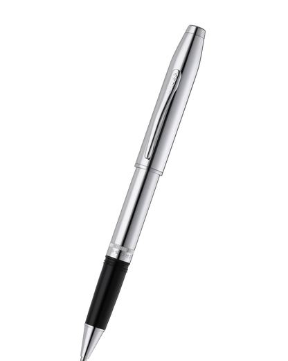 Foundry Polished Chrome with Polished Chrome Appointments Rollerball Pen