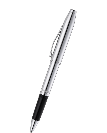Foundry Polished Chrome with Polished Chrome Appointments Rollerball Pen
