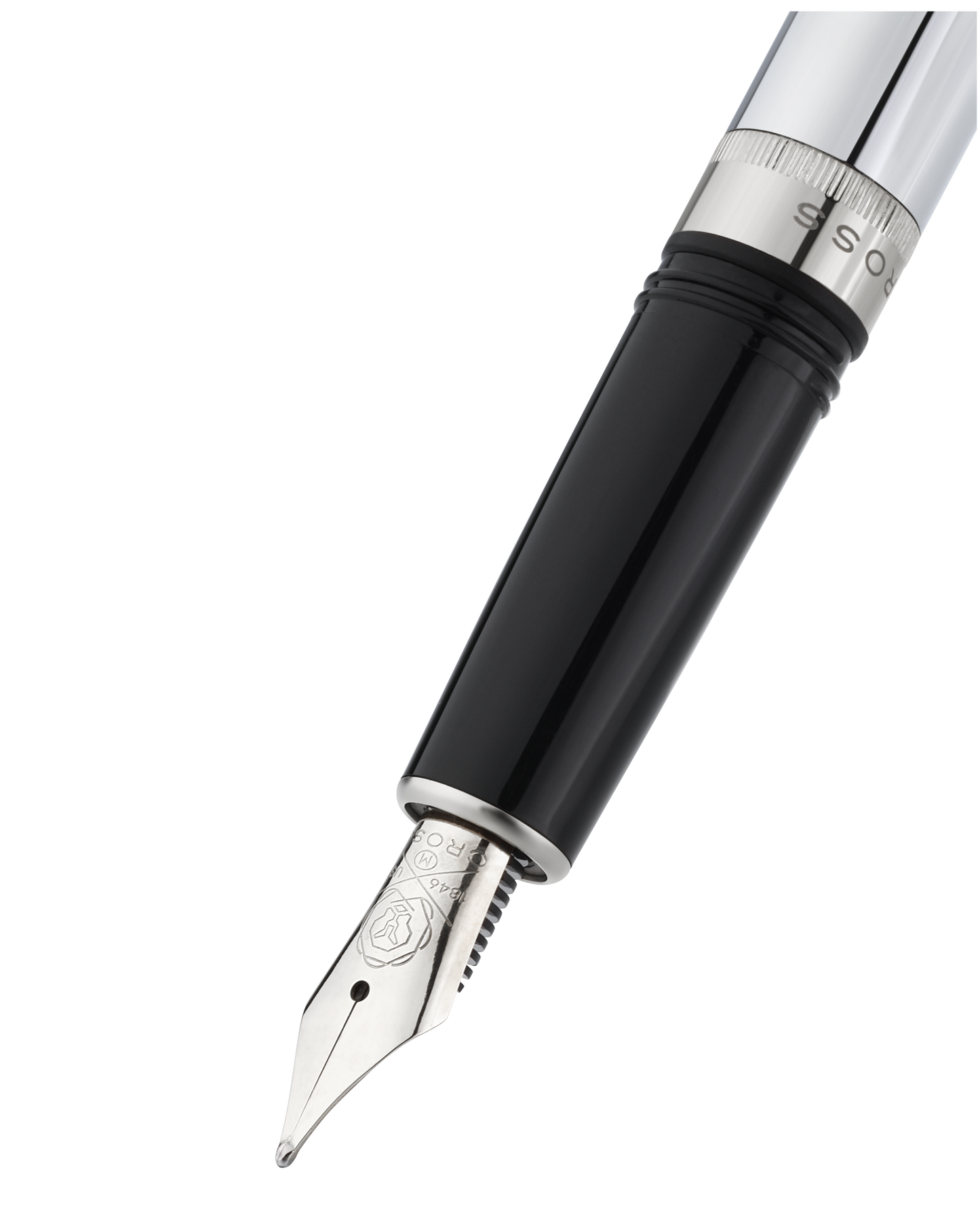 Foundry Polished Chrome with Polished Chrome Appointments Fountain Pen
