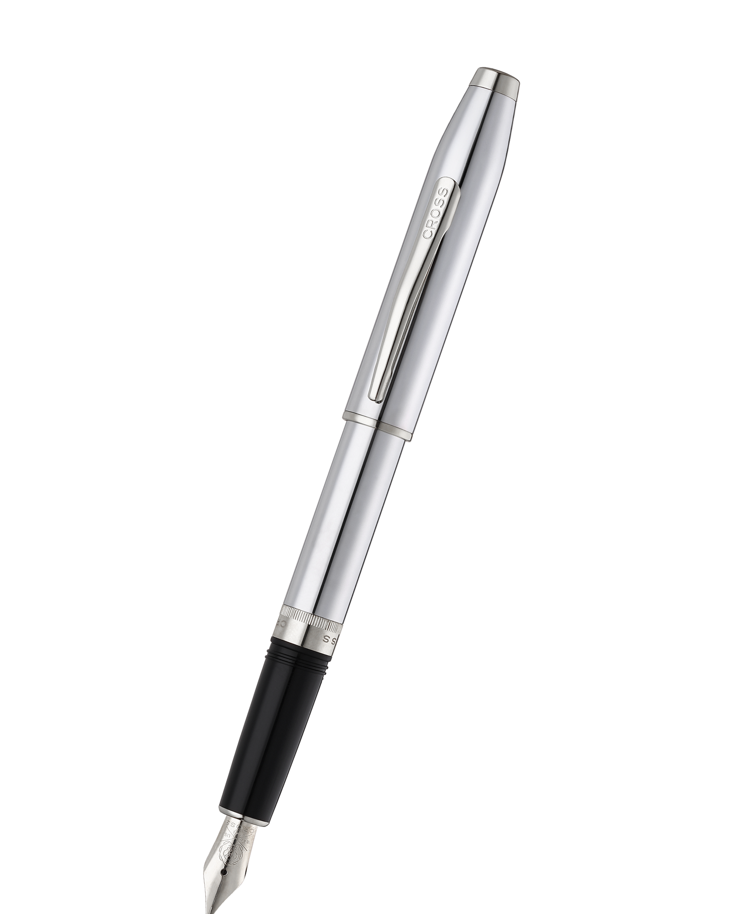 Foundry Polished Chrome with Polished Chrome Appointments Fountain Pen