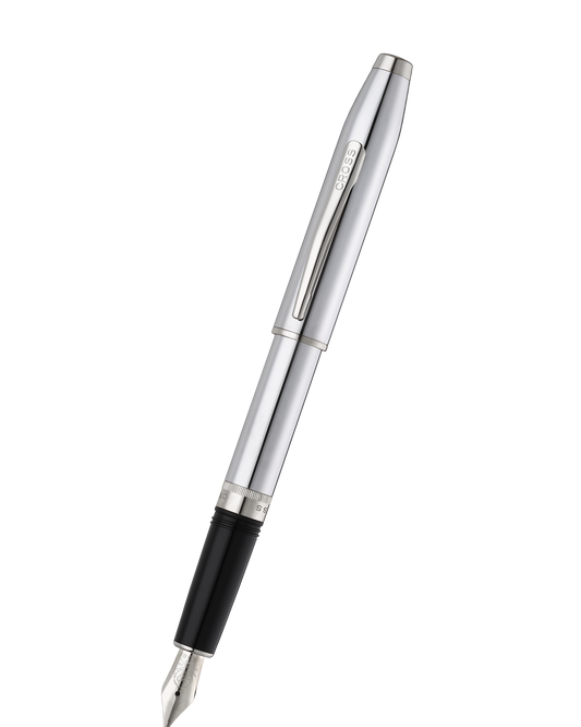 Foundry Polished Chrome with Polished Chrome Appointments Fountain Pen