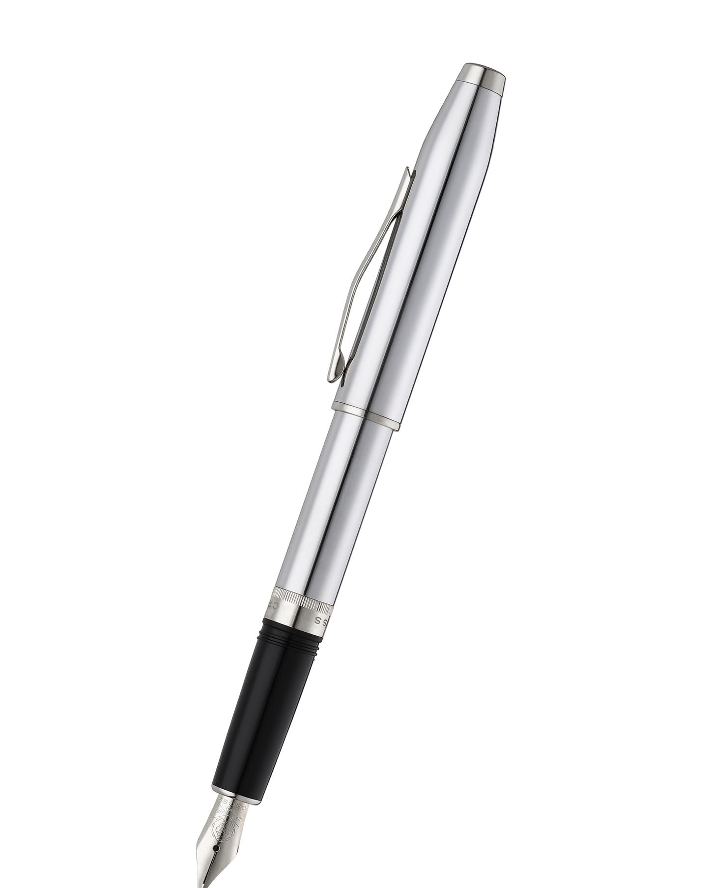 Foundry Polished Chrome with Polished Chrome Appointments Fountain Pen