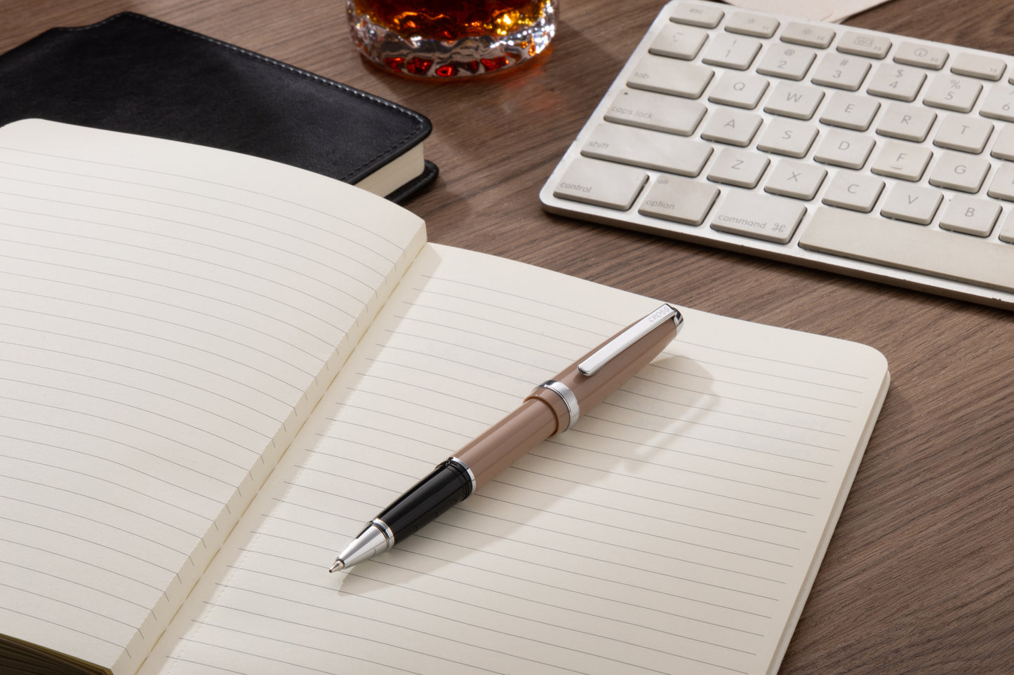Lume Mocha with Polished Chrome Appointments Ballpoint Pen