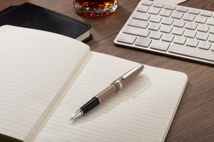 Lume Mocha with Polished Chrome Appointments Ballpoint Pen