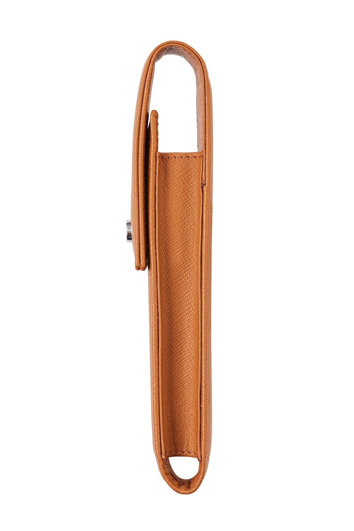 Mocha Leather Magnetic Single Pen Case Gift Bundle