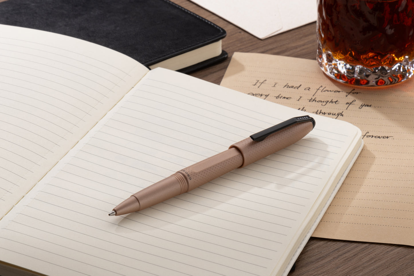 Prism Mocha Resin with Polished Chrome Ballpoint Pen