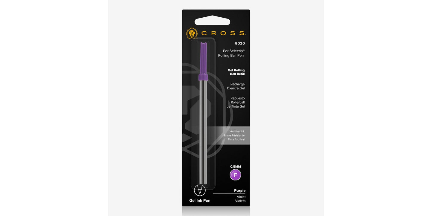 Selectip® Fine Purple Gel Rollerball Refill (0.5MM)