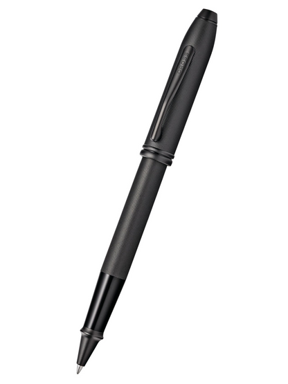 Townsend® Black PVD Micro-knurl Rollerball Pen