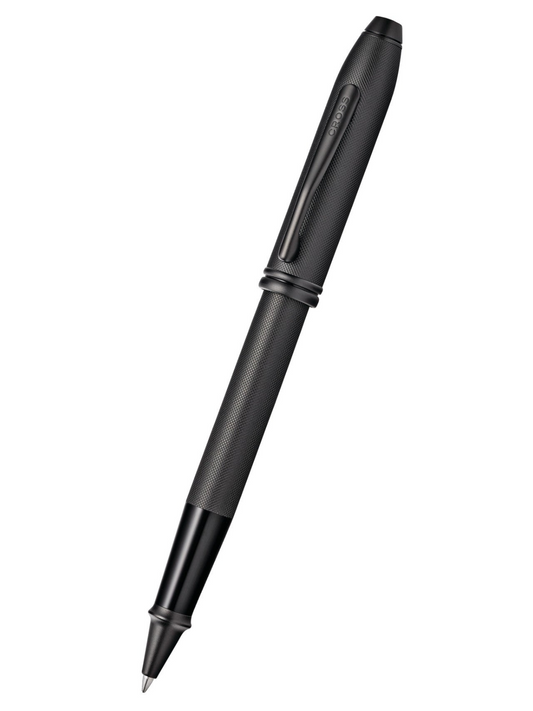 Townsend® Black PVD Micro-knurl Rollerball Pen
