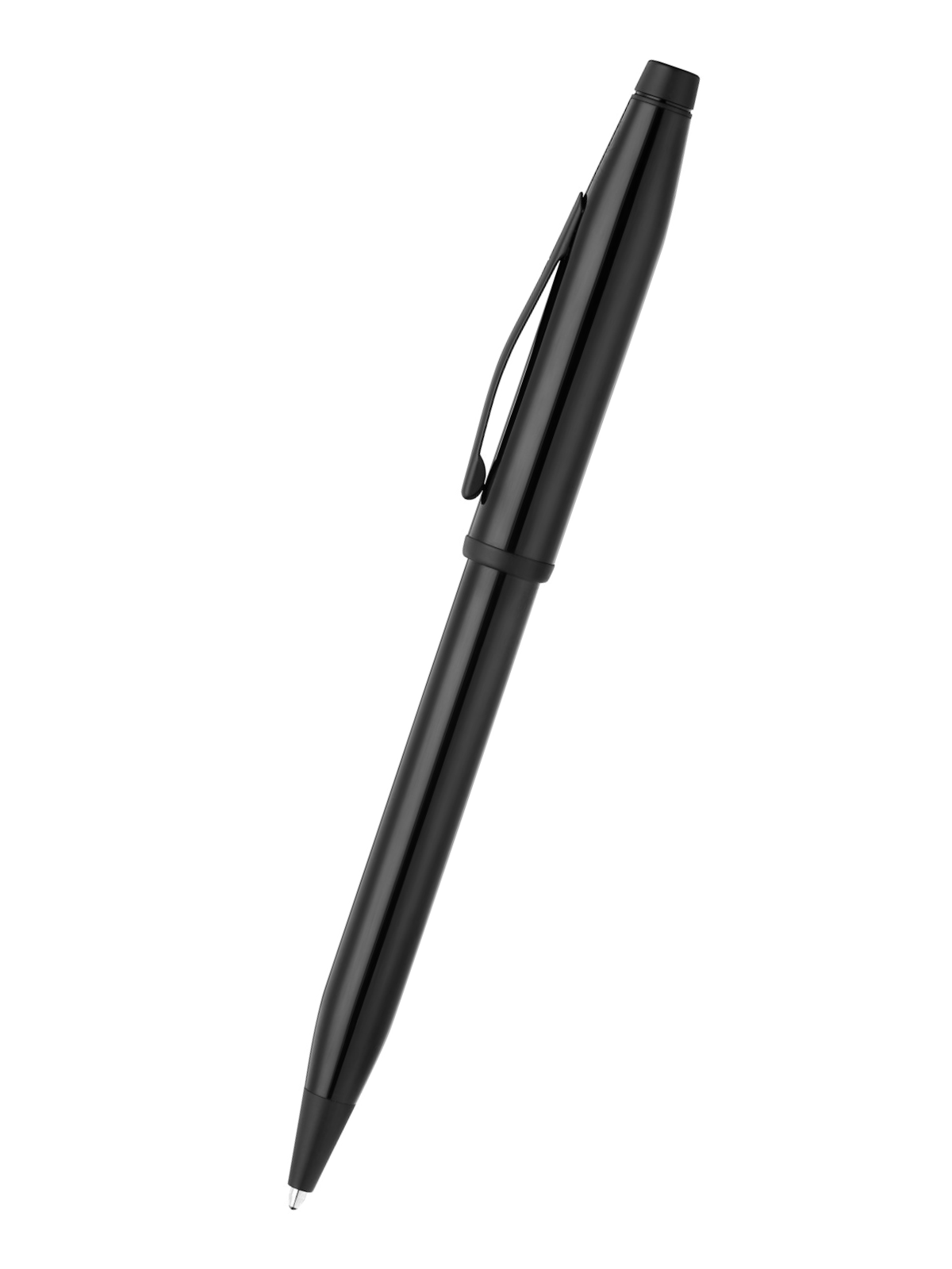 Century® II Glossy Black Lacquer with Matte Black PVD Appointments Ballpoint Pen
