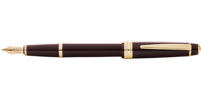 Bailey Light™ Polished Burgundy Resin and Gold Tone Medium Nib Fountain Pen