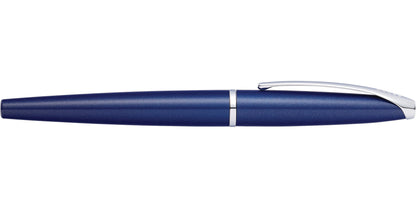 ATX® Translucent Blue Lacquer Stainless Steel Medium Nib Fountain Pen