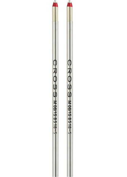 Mini Ballpoint Pen Refill - Red - Medium - Dual Pack