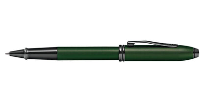 Townsend Matte Green PVD Micro-knurl Rollerball Pen