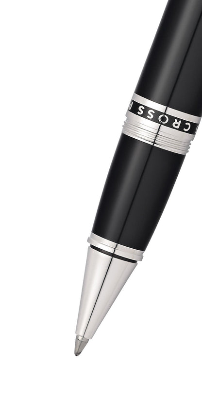 Peerless 125 Obsidian Black Lacquer Rollerball Pen